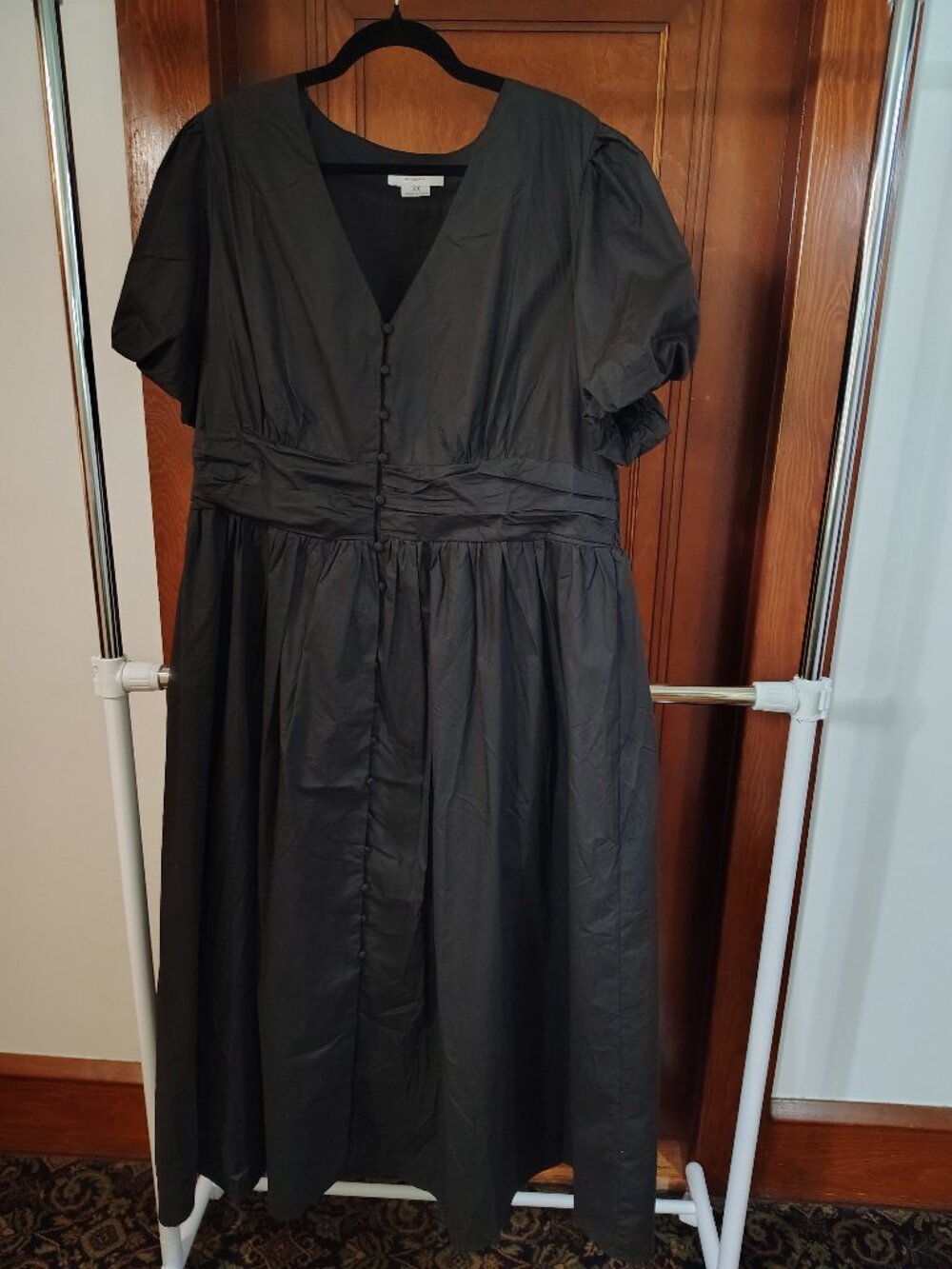Chic Soul Plus size button front maxi dress
